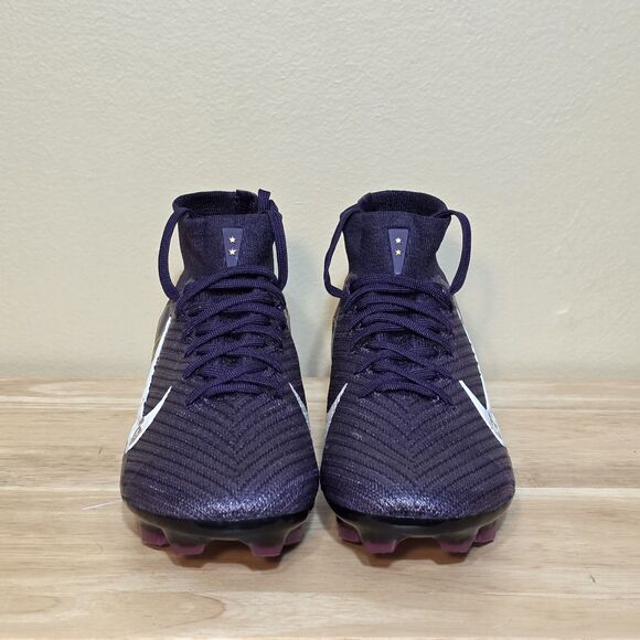 Nike Zoom Mercurial Superfly 10 Elite FG Kylian Mbappe Purple FQ8692-500 Size 5 - Picture 2 of 7